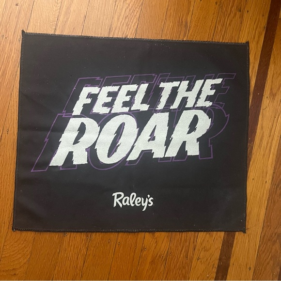 Sacramento Kings Rally towel feel the roar golf towel NEW black NBA - Picture 1 of 2
